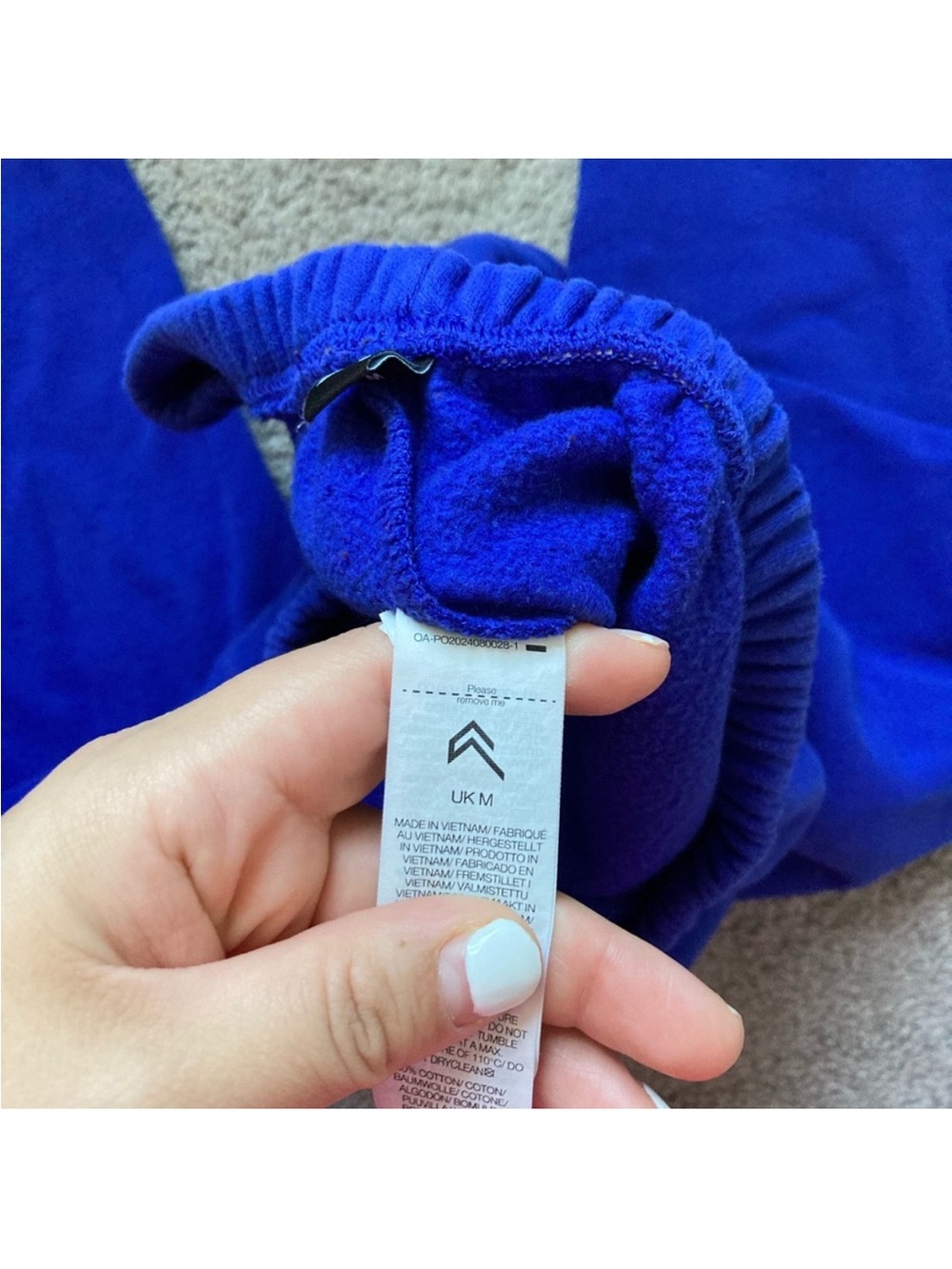 Oner Active Mid Weight Space Blue Joggers - Picture 3 of 3